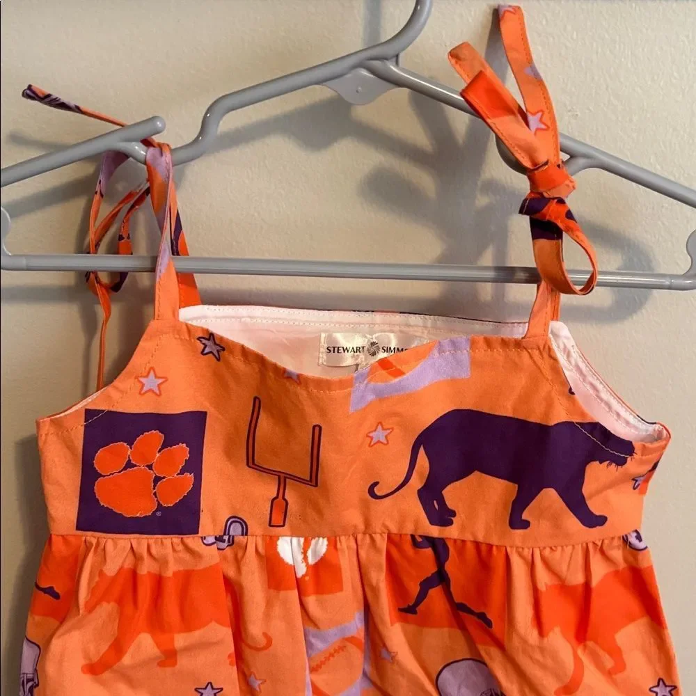 Stewart Simmons Clemson university romper size 12-18 Months